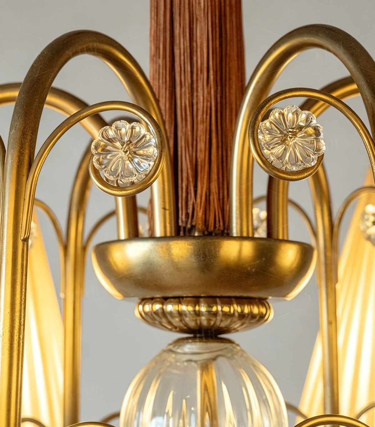A comparison image showing the three available sizes of the chandelier side-by-side.