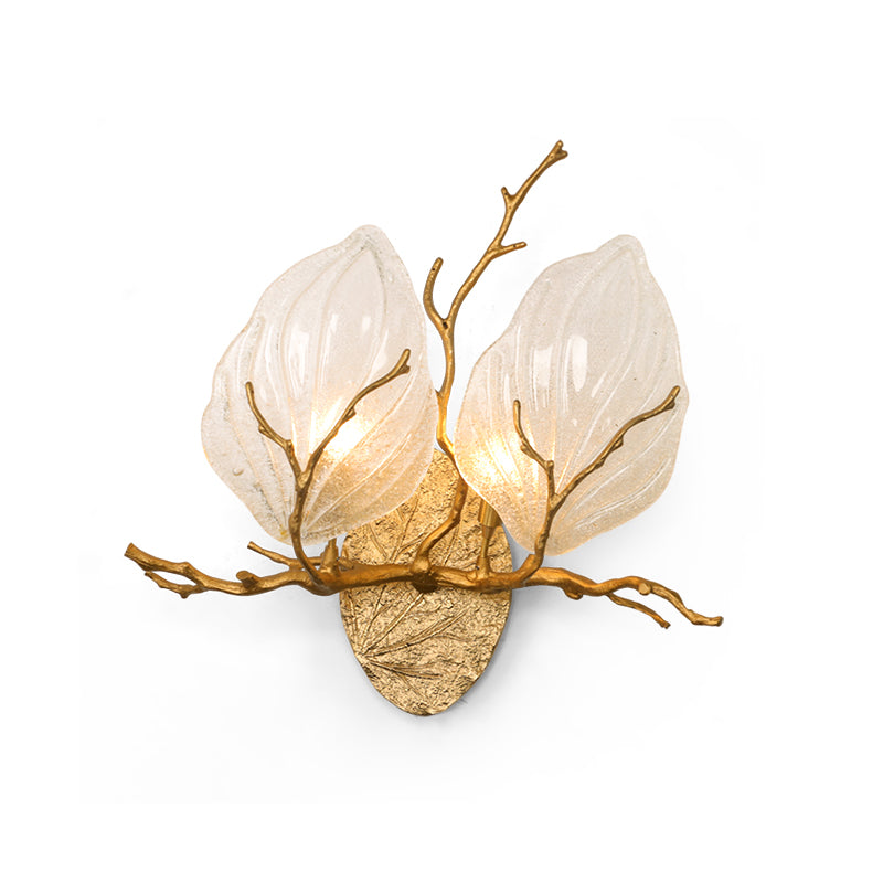 Backplate and mounting hardware for the Magnolia Leaf sconce.
