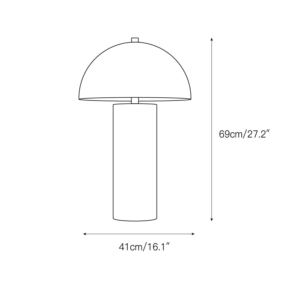 Dome Lampe à Poser