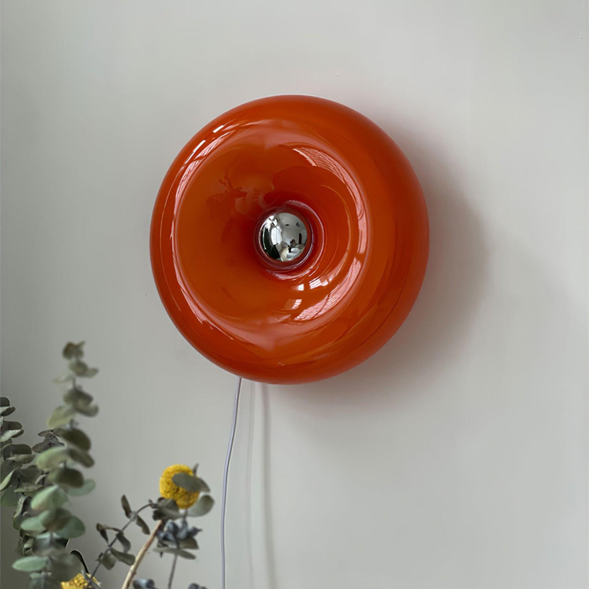 Kostelor Applique murale rétro orange-Cielum