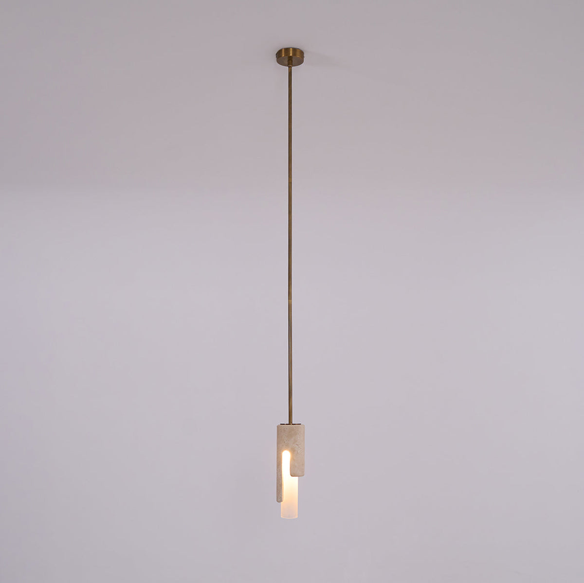 Elvarox Suspension Marbre Verre Moderne Salon-Cielum