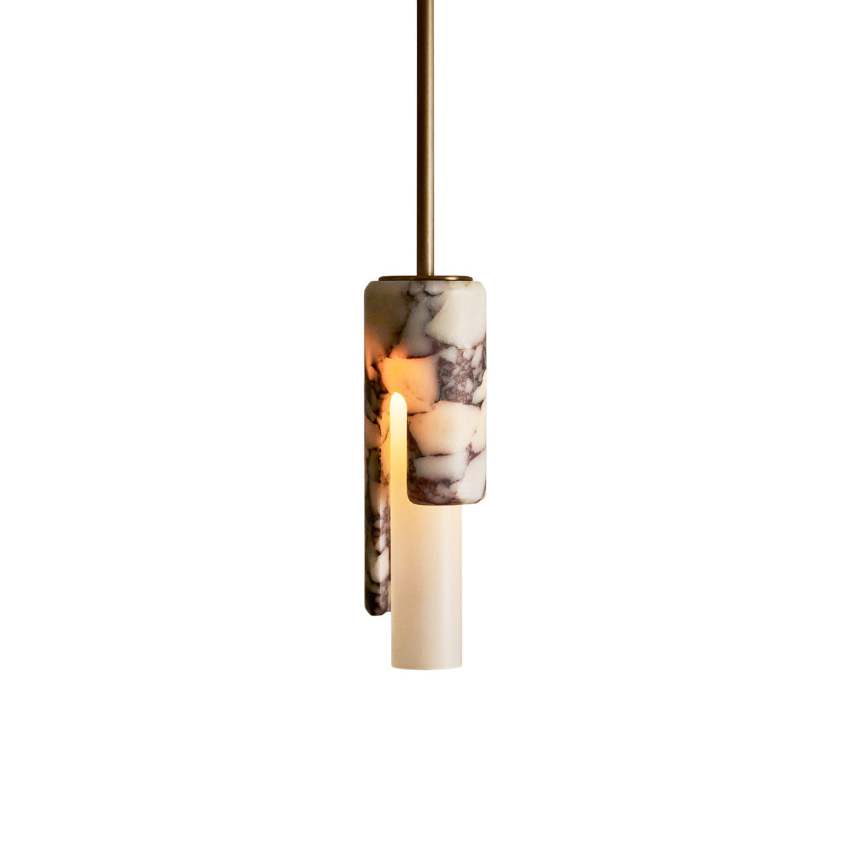 Elvarox Suspension Marbre Verre Moderne Salon-Cielum