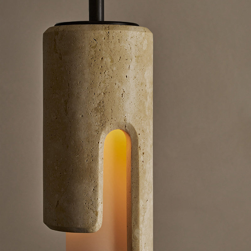 Elvarox Suspension Marbre Verre Moderne Salon-Cielum