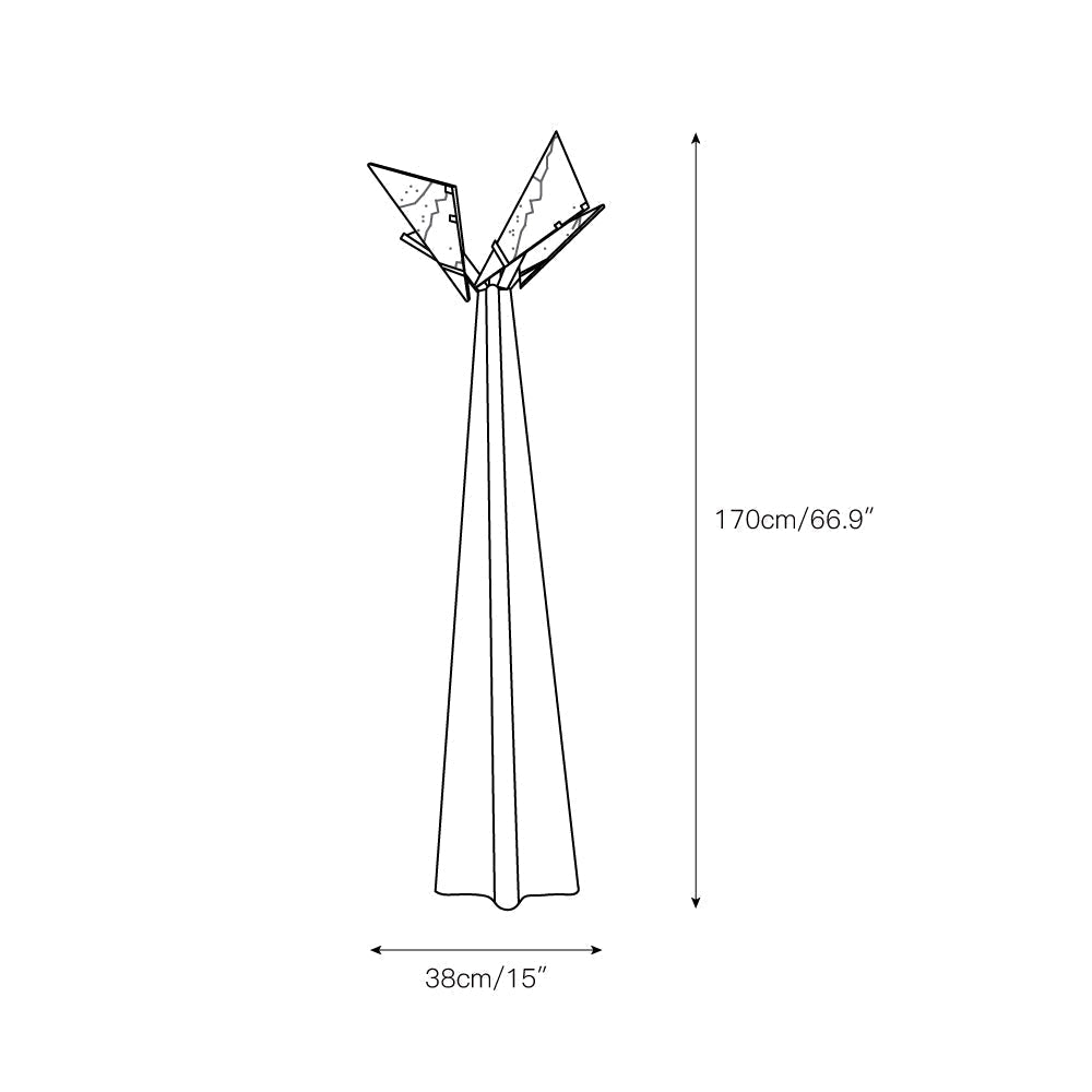 Spire Lampadaire en Albâtre