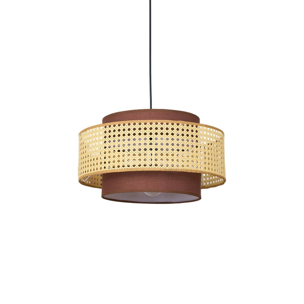Nively Suspension Rattan Tissu-Cielum