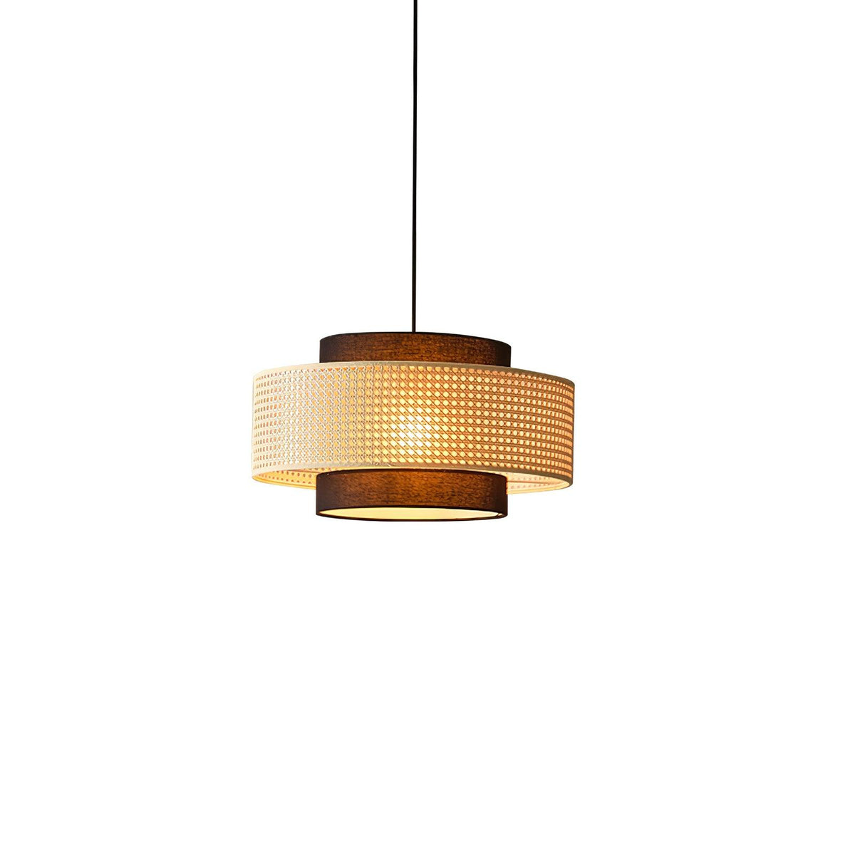 Nively Suspension Rattan Tissu-Cielum
