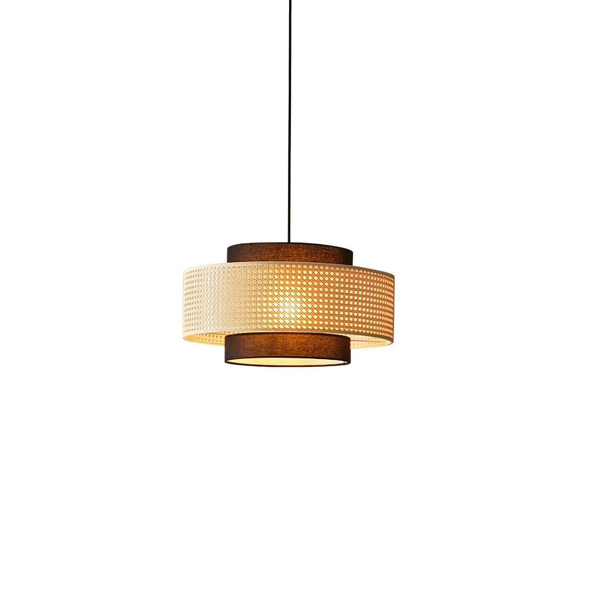 Nively Suspension Rattan Tissu-Cielum