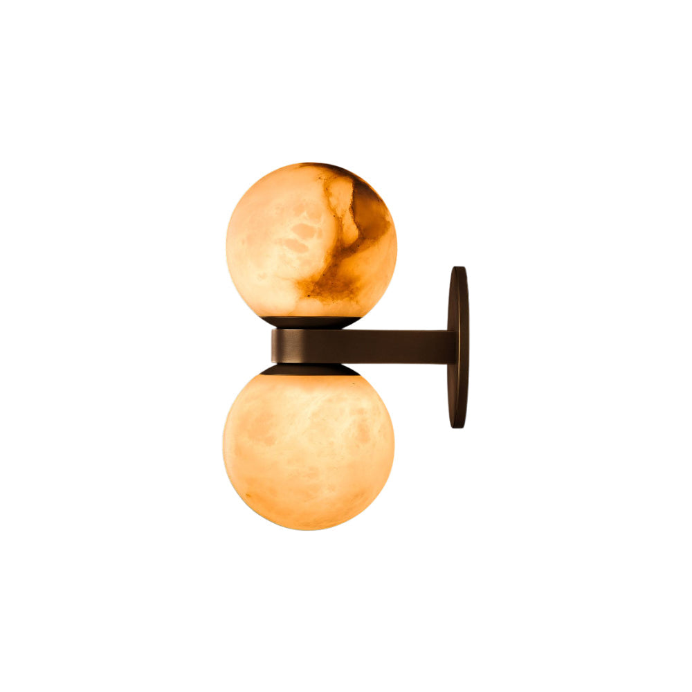 Aurivar Applique Murale Globe Albâtre Moderne-Cielum