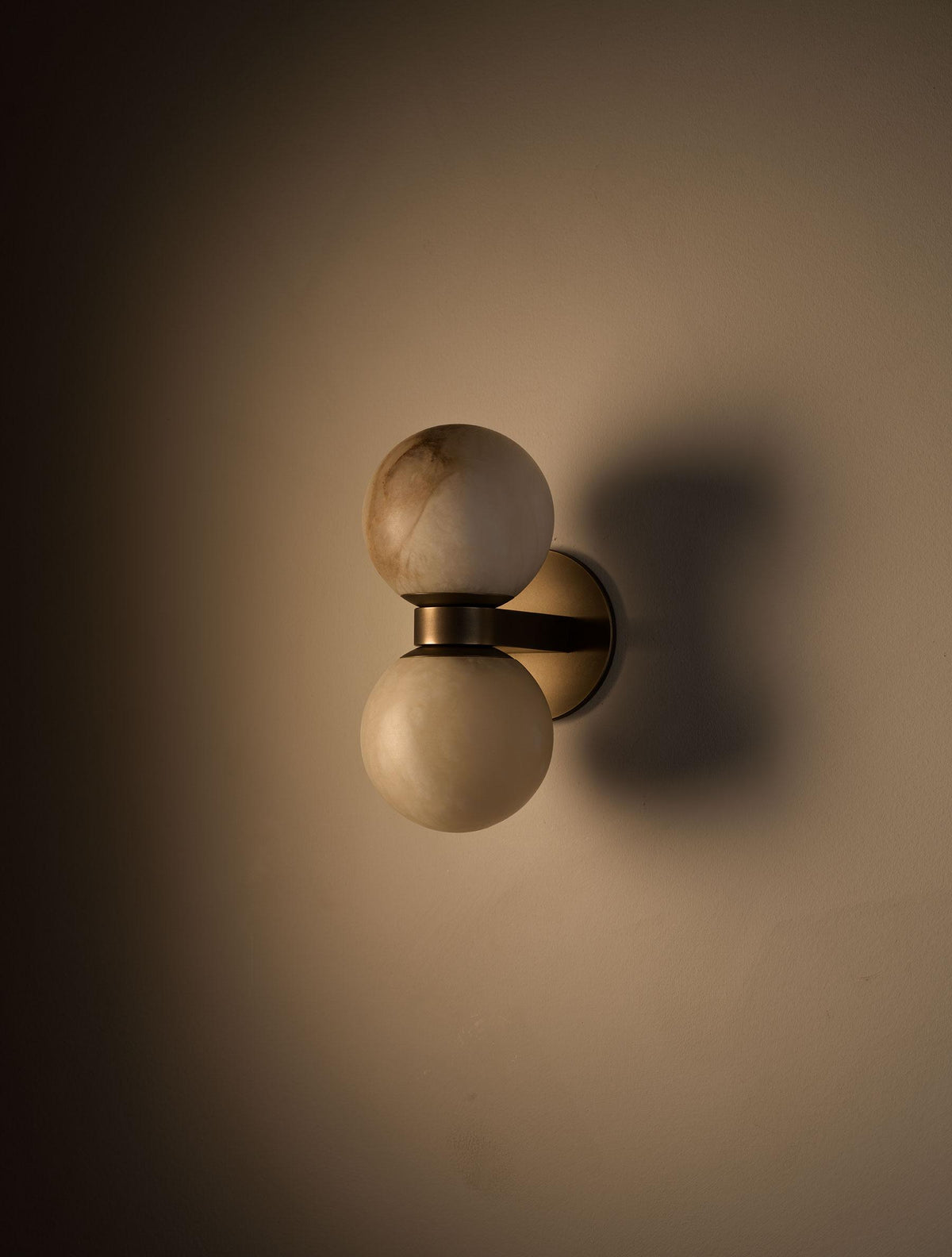 Aurivar Applique Murale Globe Albâtre Moderne-Cielum