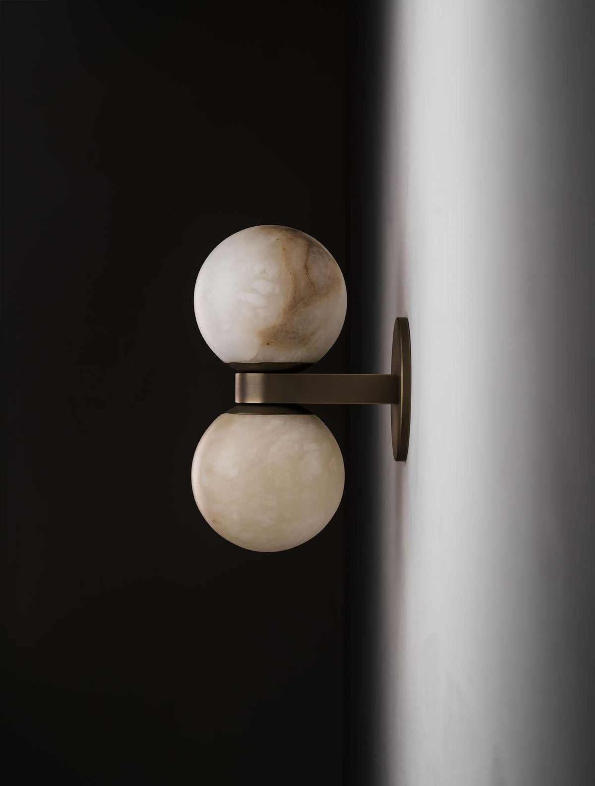 Aurivar Applique Murale Globe Albâtre Moderne-Cielum