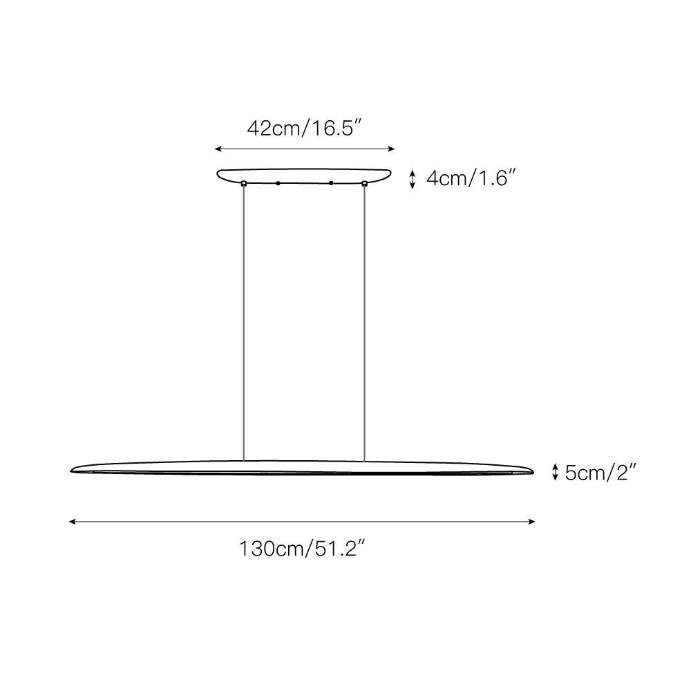 Lunivarx Suspension Bois Noyer Minimaliste-Cielum