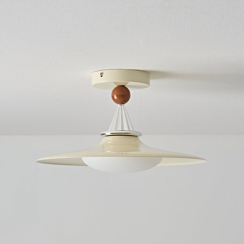 Lifestyle image of the Eden Ceiling Light installed in a living room.