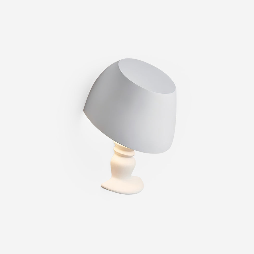 Wall Light Sculptural Plaster Form Uplighting Ambient Minimalist-Neutral Decor