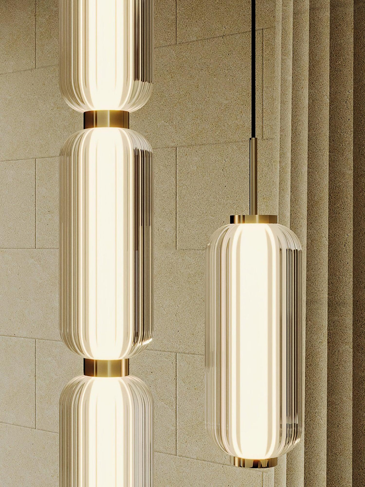 Eloz Suspension en Verre Moderne-Cielum