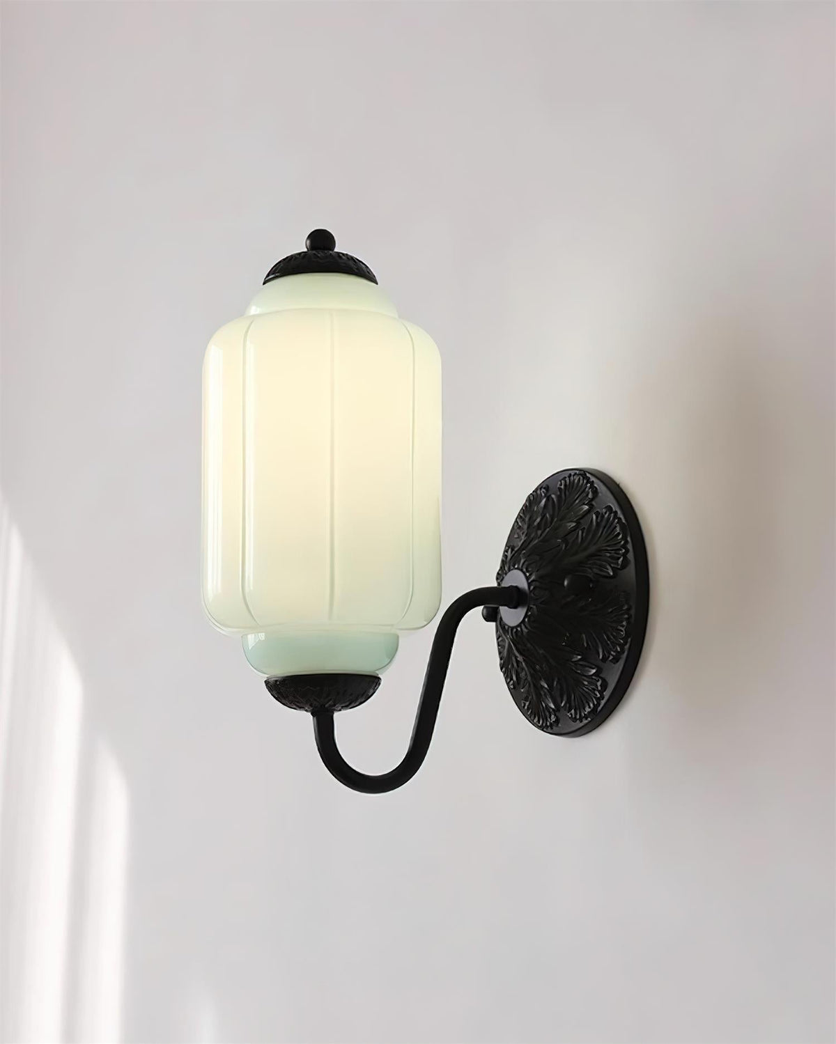 Melvane Vintage Pink Glass Wall Sconce-Neutral Decor