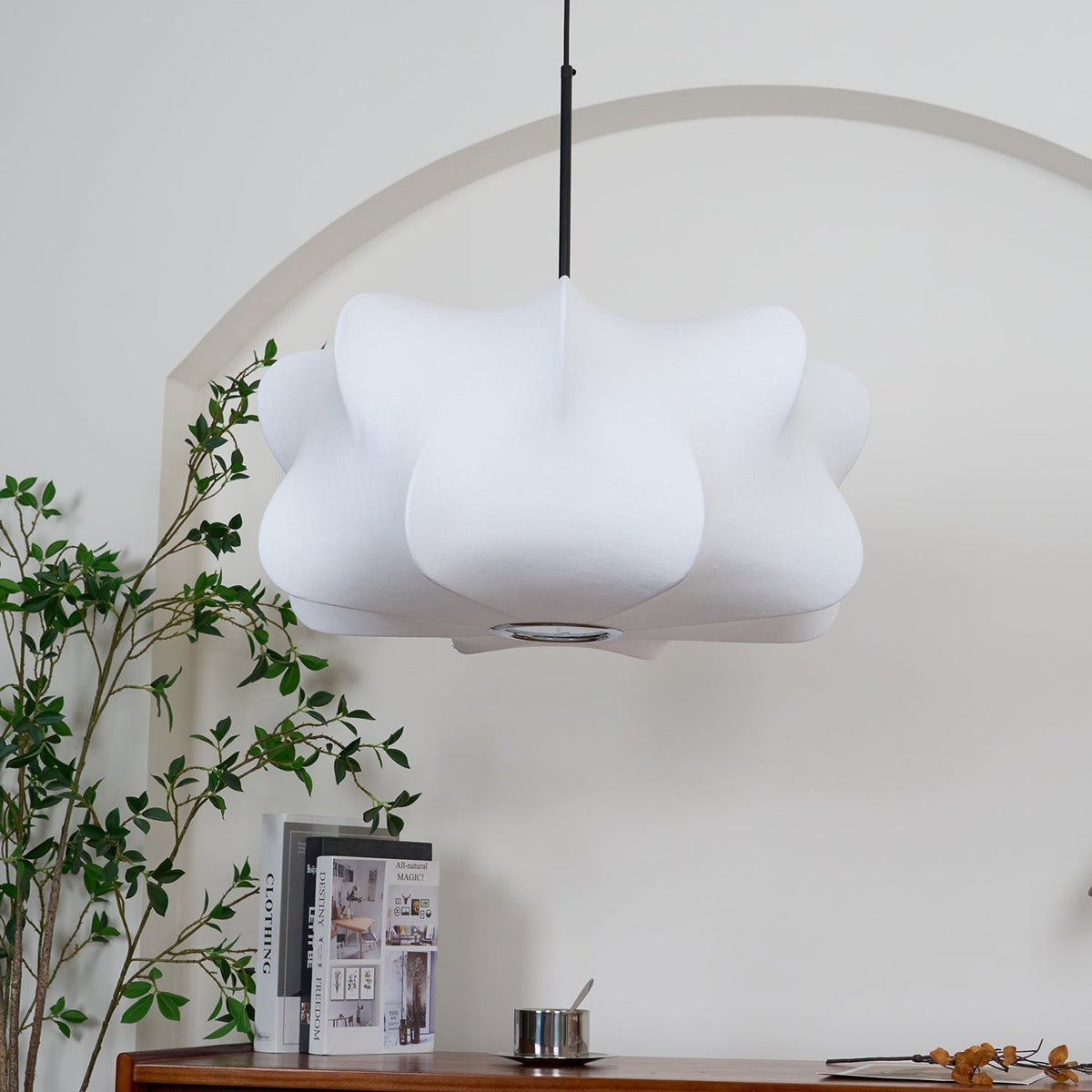 Bibi Cloudy Suspension Soie Décorative Moderne
