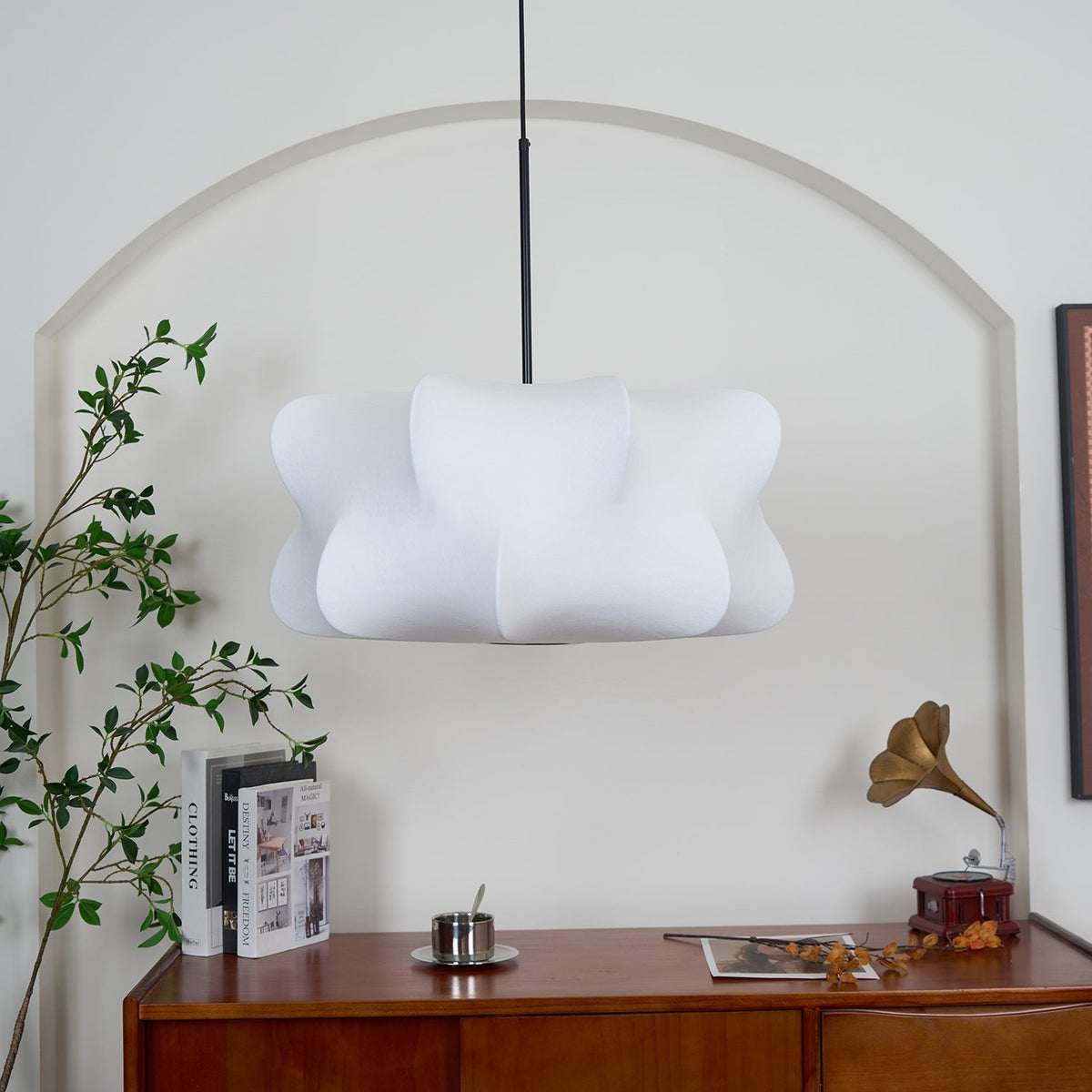 Bibi Cloudy Suspension Soie Décorative Moderne