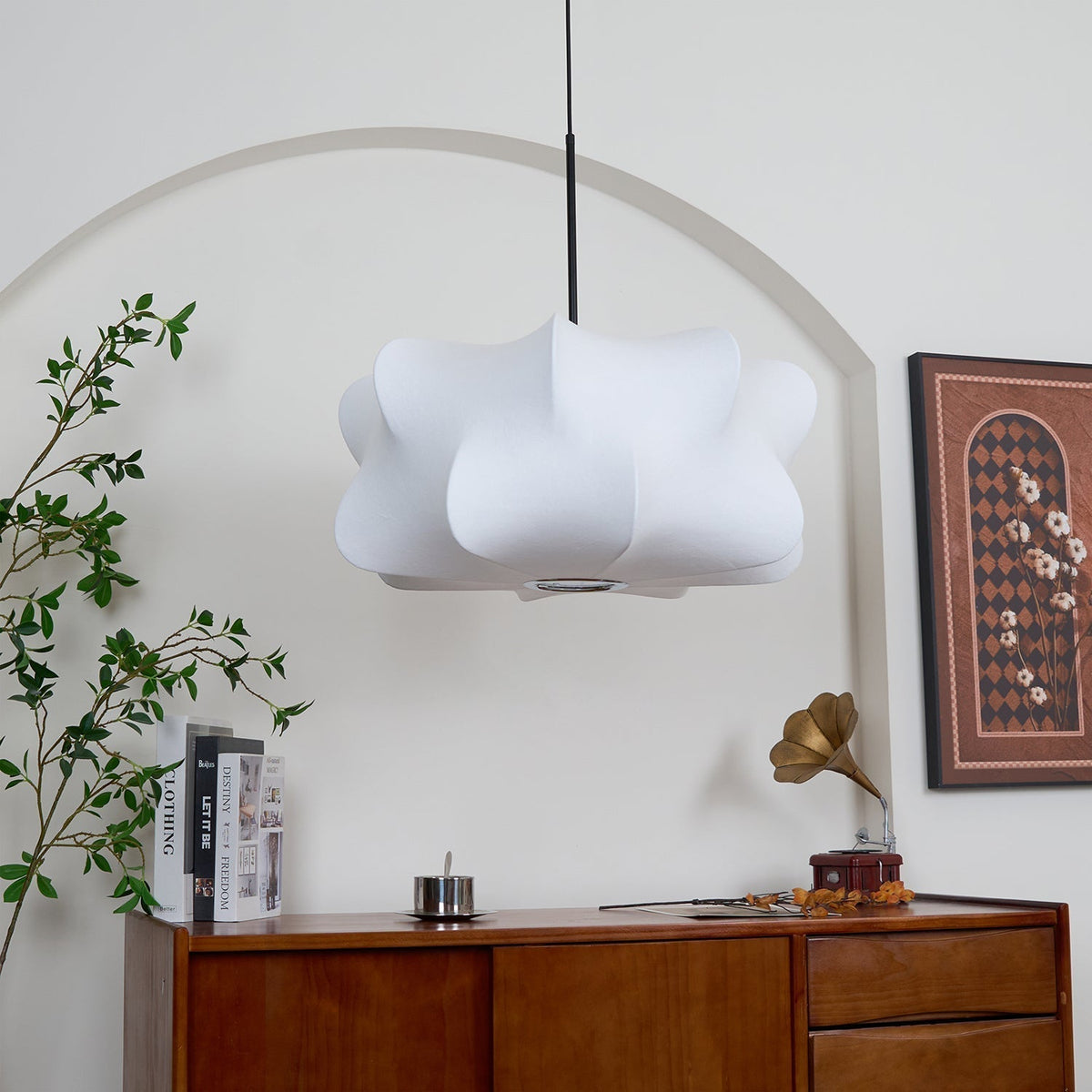 Bibi Cloudy Suspension Soie Décorative Moderne