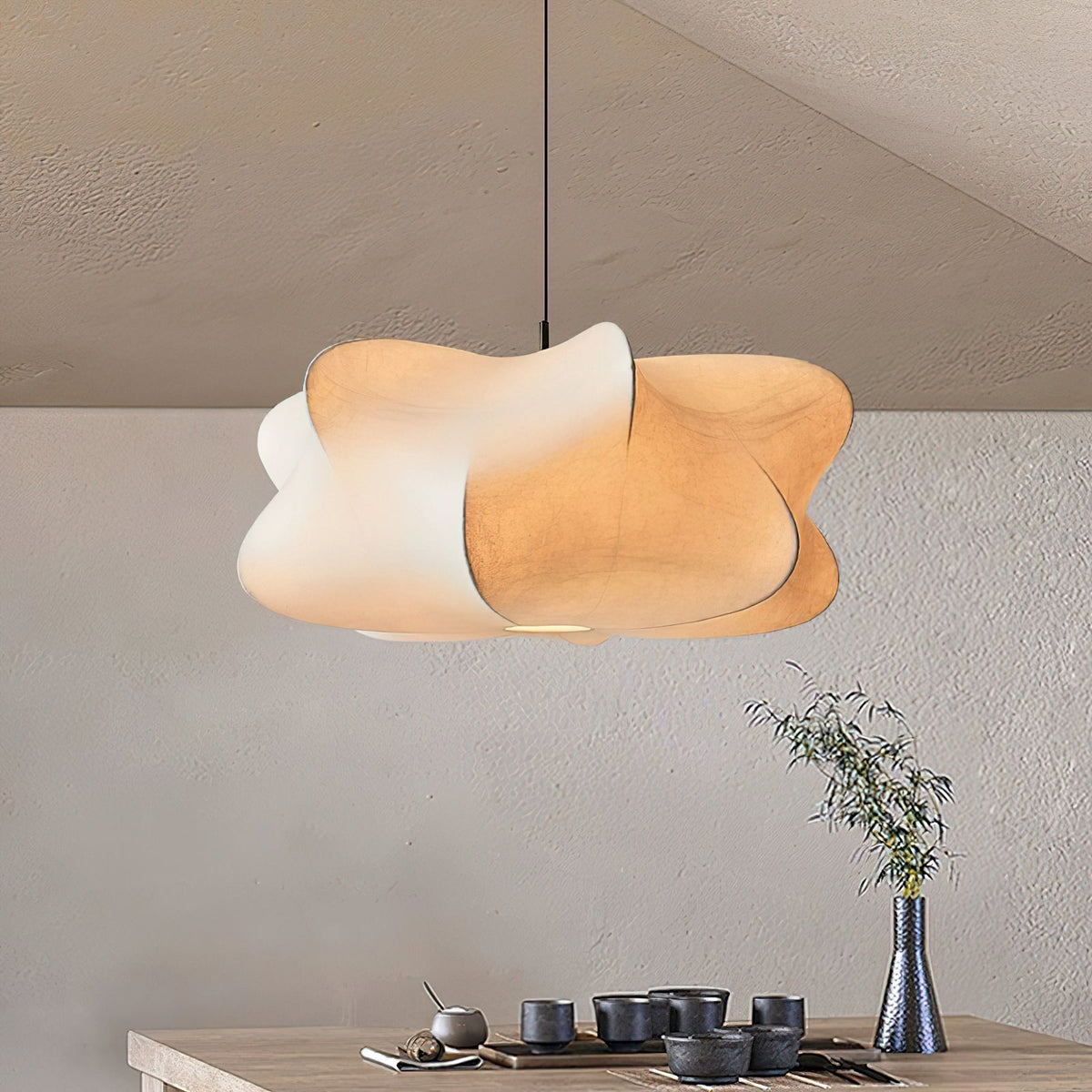 Bibi Cloudy Suspension Soie Décorative Moderne