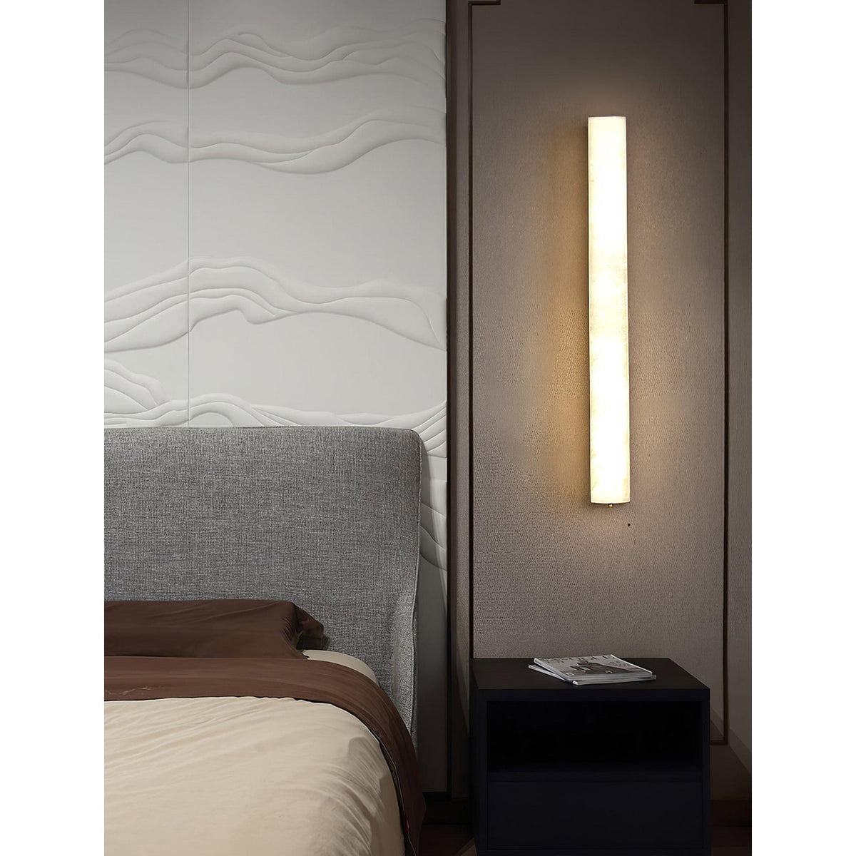 Variven Applique Murale Laiton Albâtre Minimaliste-Cielum