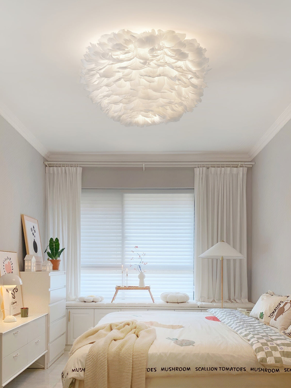 Lively Plafonnier Art Nordic Premium Plumes-Cielum