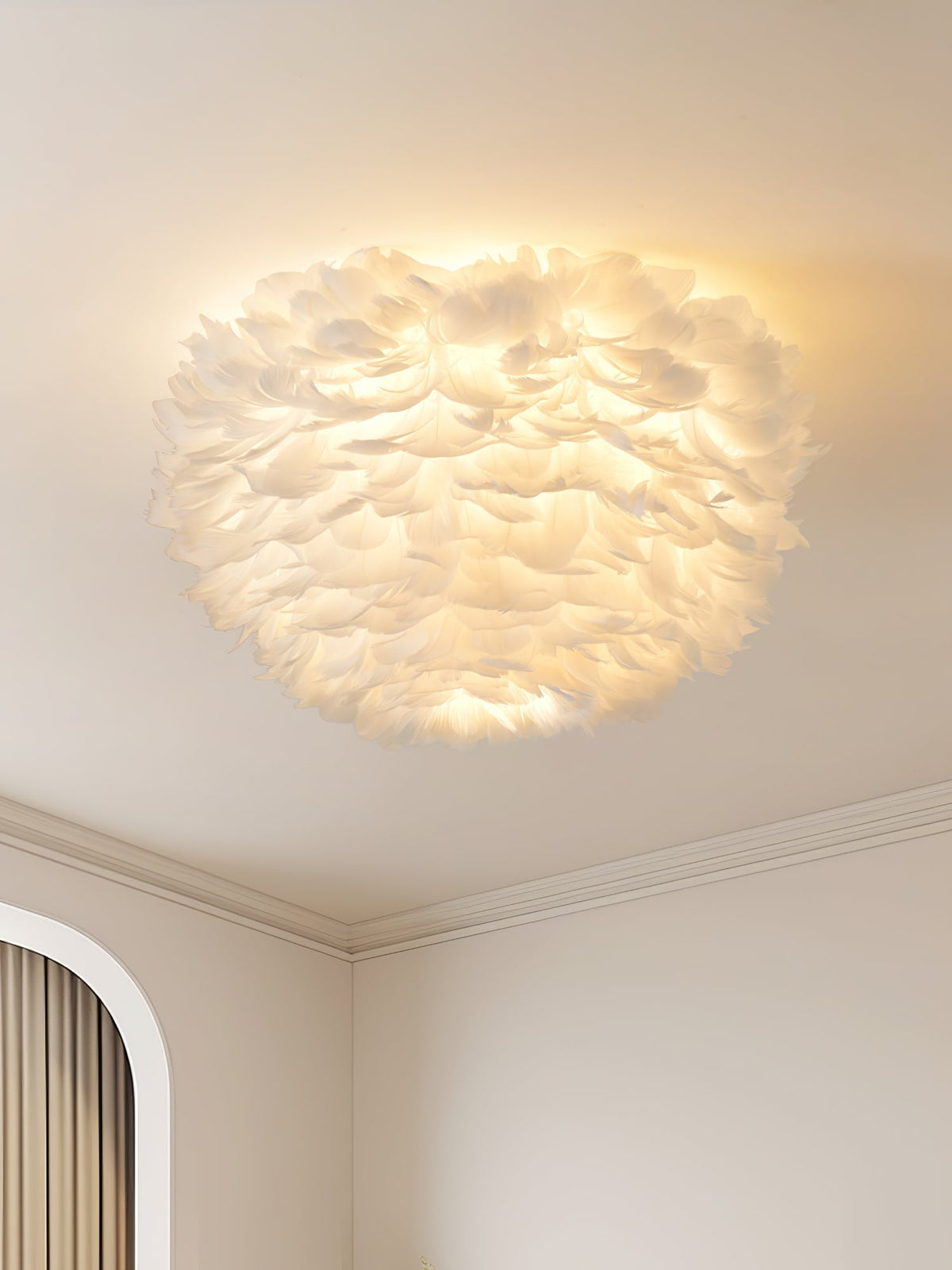 Lively Plafonnier Art Nordic Premium Plumes-Cielum
