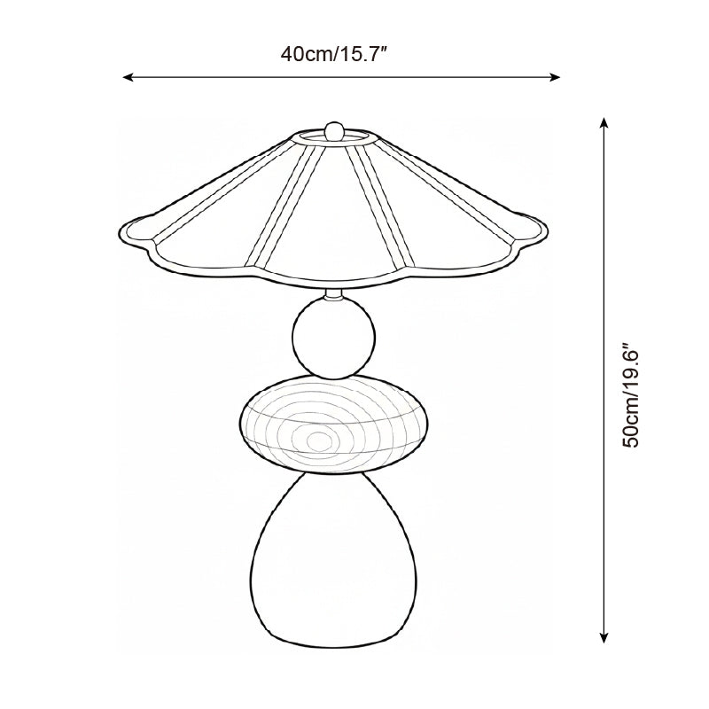 Lumoette Lampe de Table avec Interrupteur