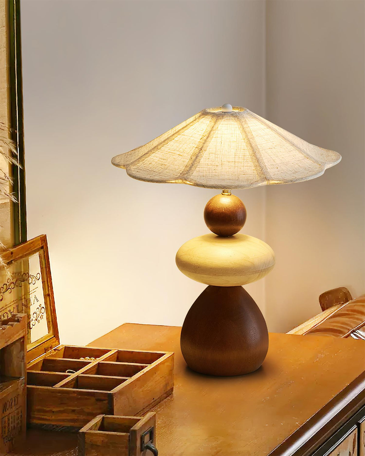 Lumoette Lampe de Table avec Interrupteur