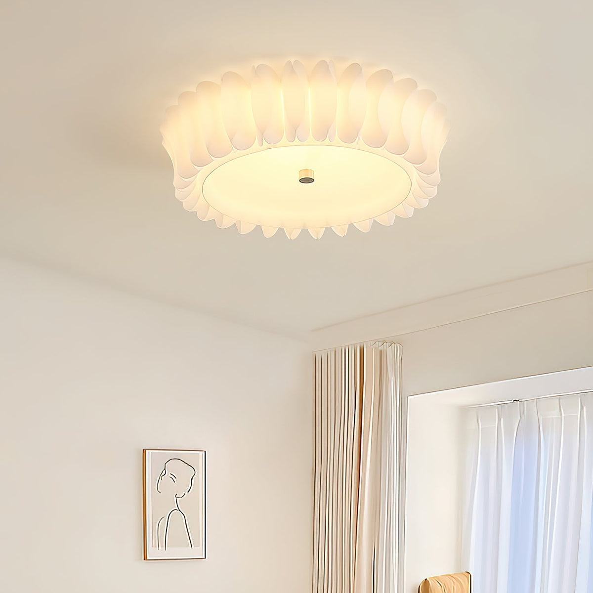 Petalis LED Ceiling Light-Neutral Decor