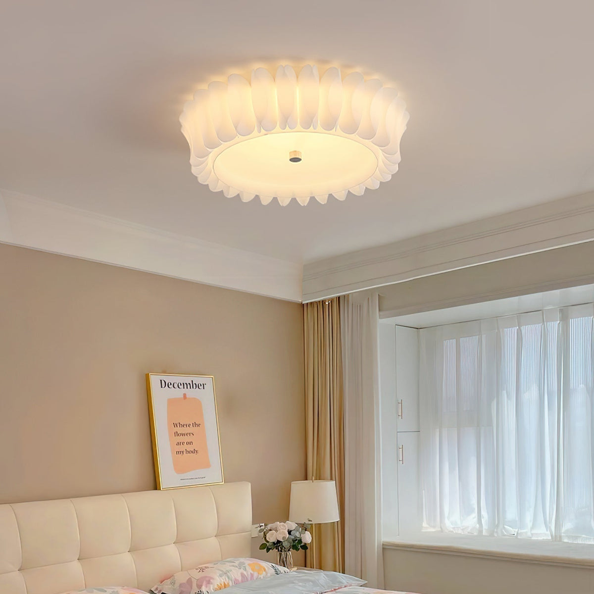 Petalis LED Ceiling Light-Neutral Decor