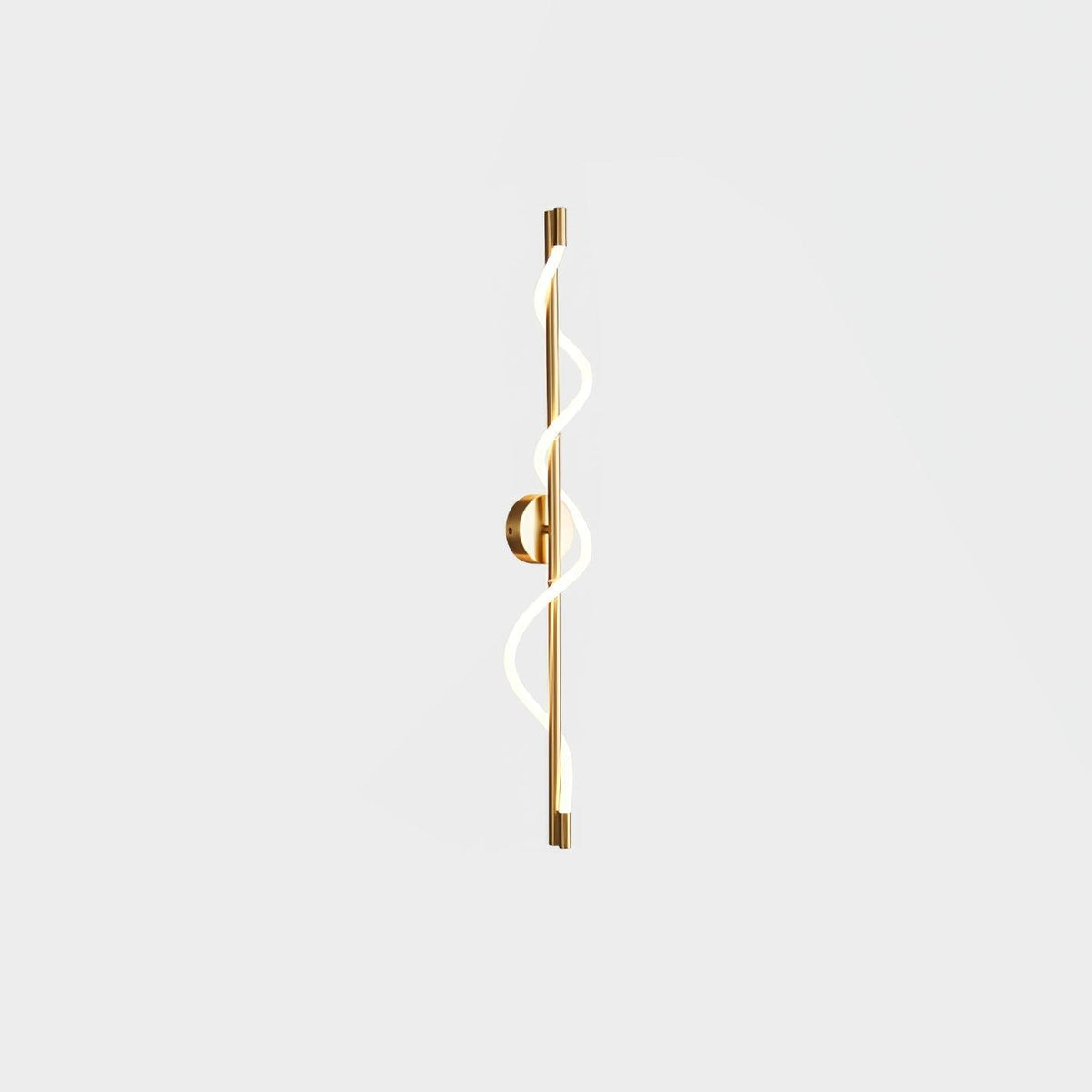 Laxi Applique murale sculpturale en laiton et silicone-Cielum