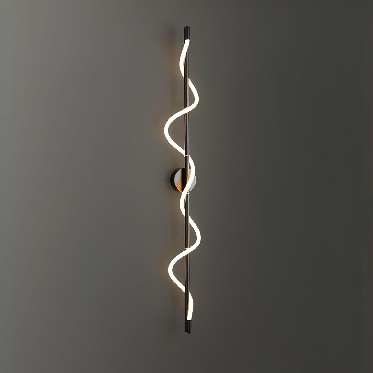Laxi Applique murale sculpturale en laiton et silicone-Cielum