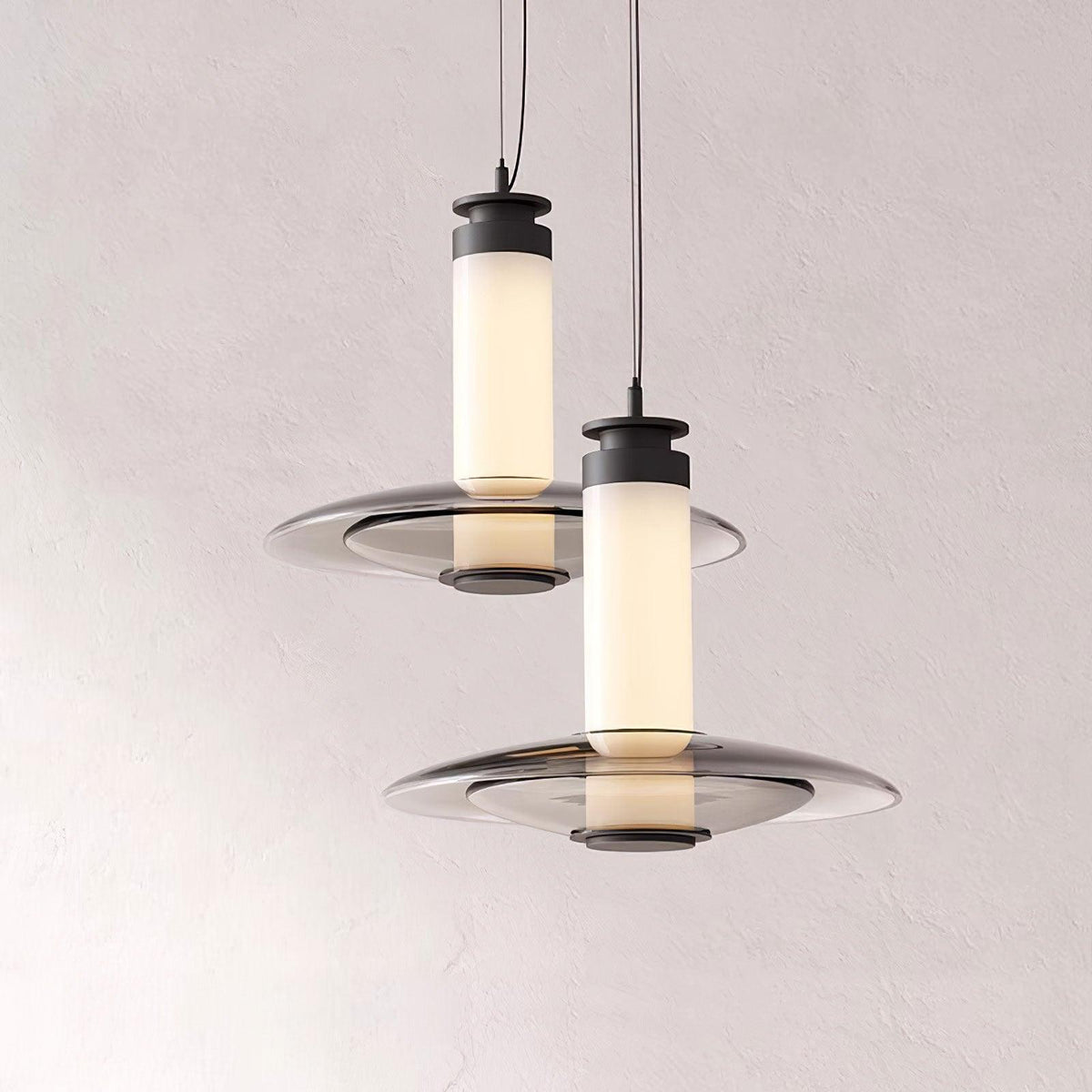 Borian Suspension Verre Futuriste