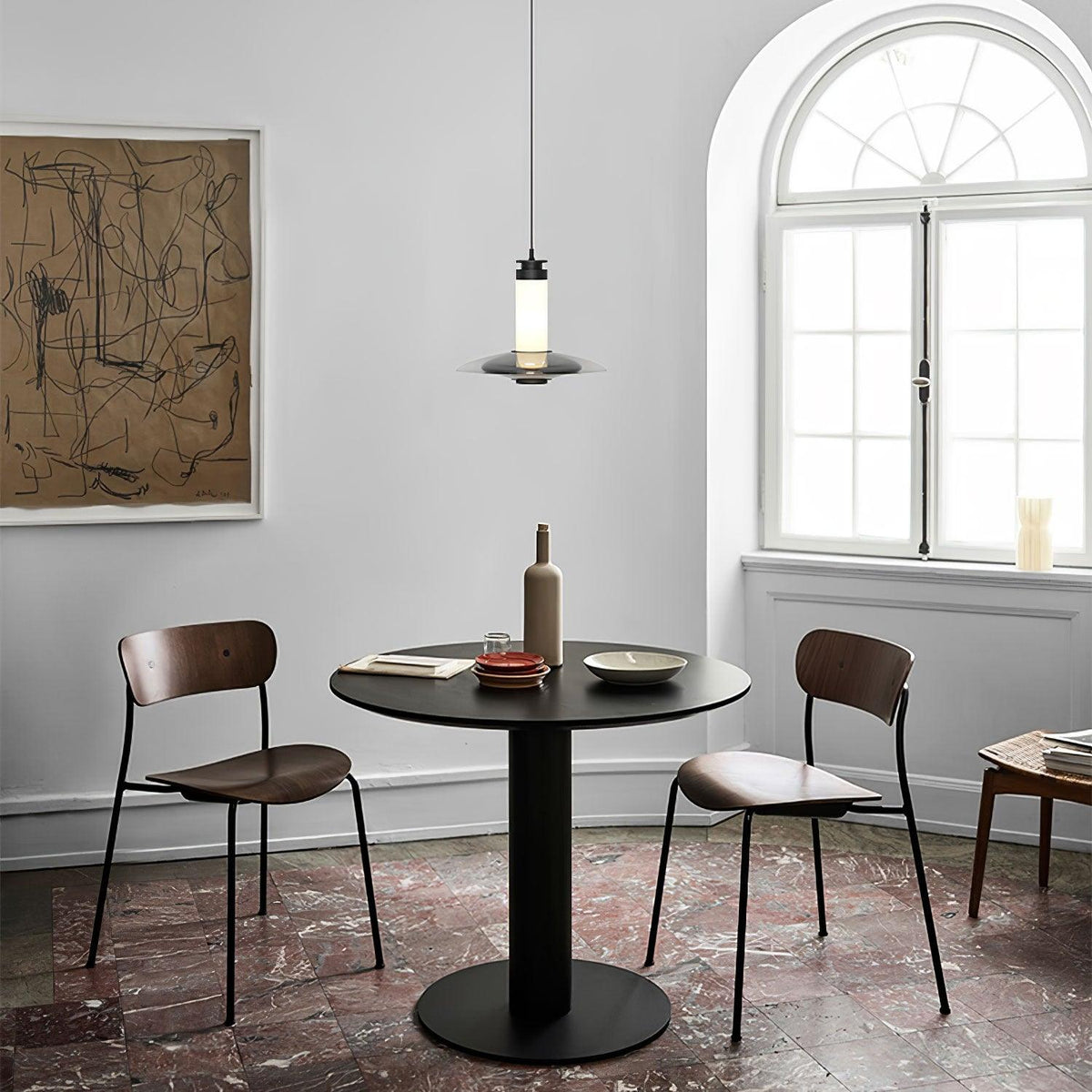 Borian Suspension Verre Futuriste