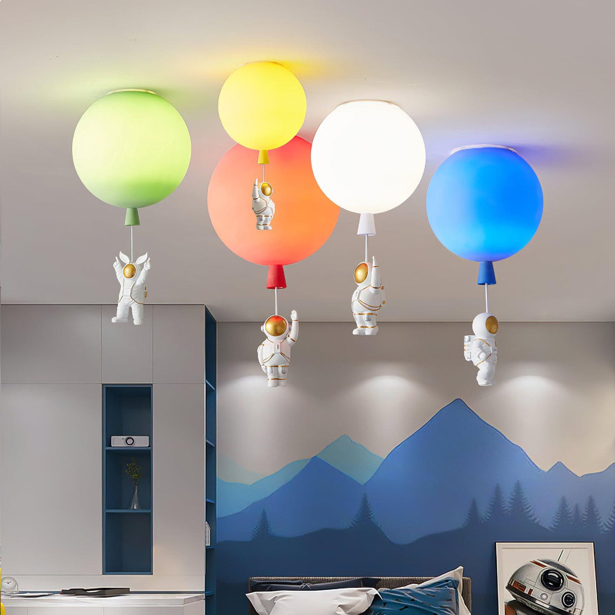 Vori Lampe Plafonnier Acrylique Ballon Astronaute-Cielum