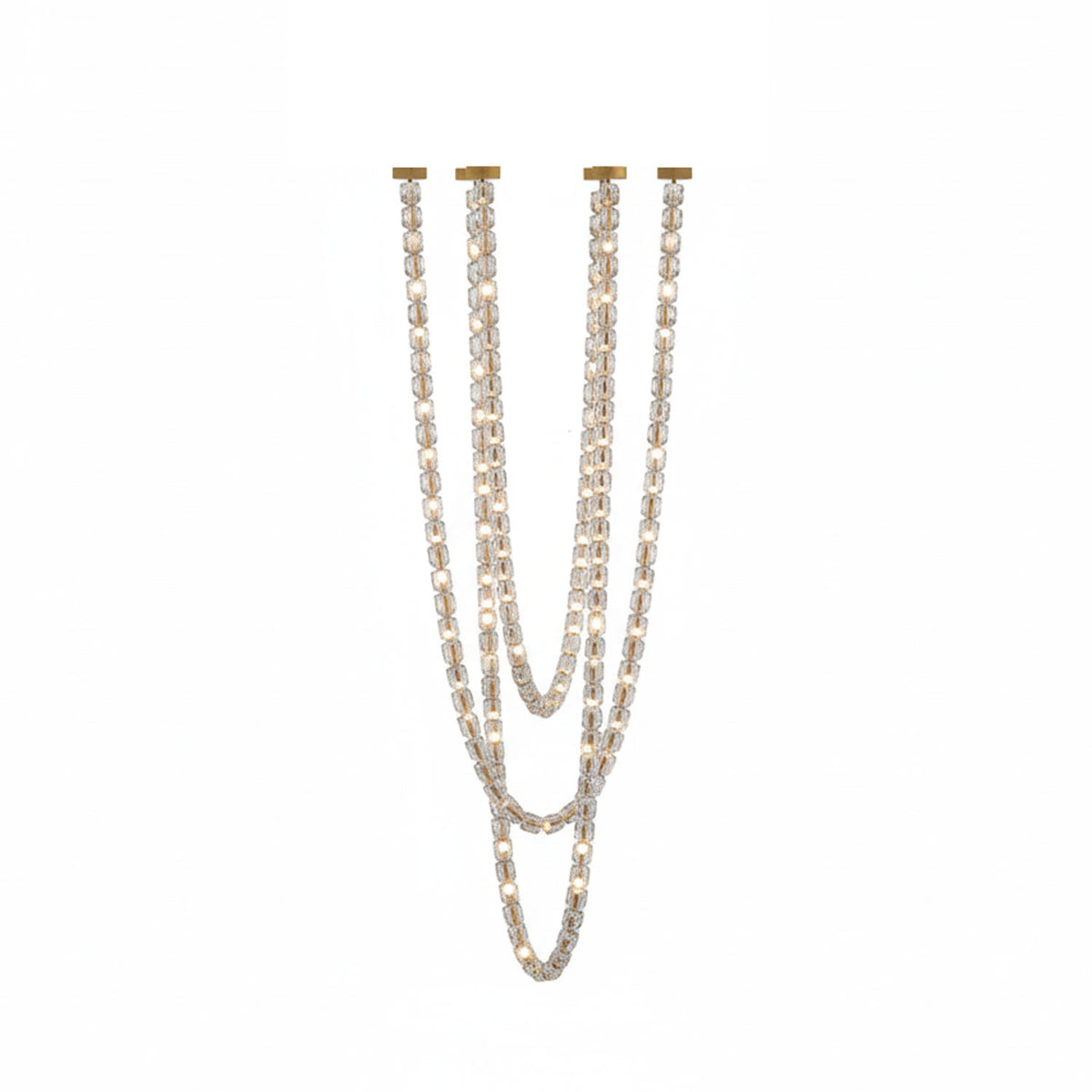 Gabriel Gold Chandelier-Neutral Decor