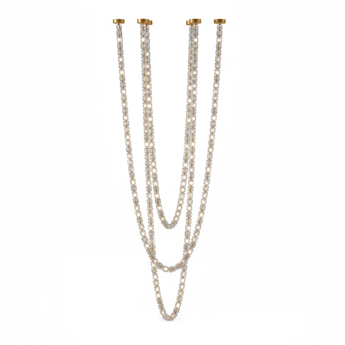 Gabriel Gold Chandelier-Neutral Decor
