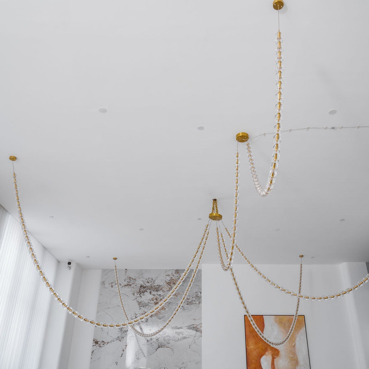 Gabriel Gold Chandelier-Neutral Decor