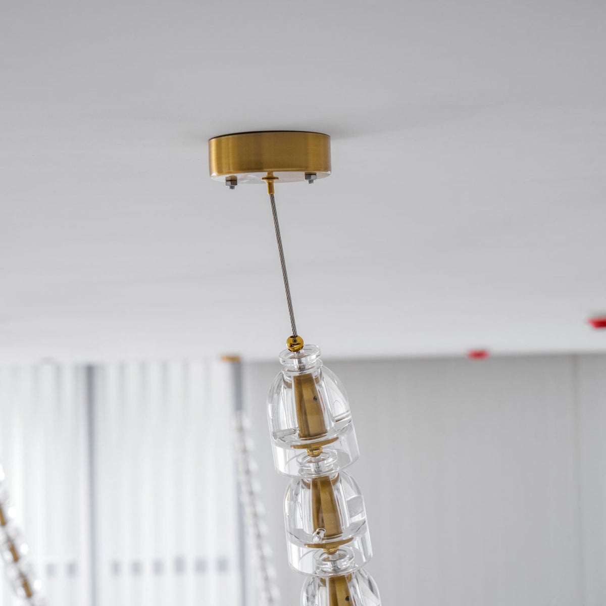Gabriel Gold Chandelier-Neutral Decor