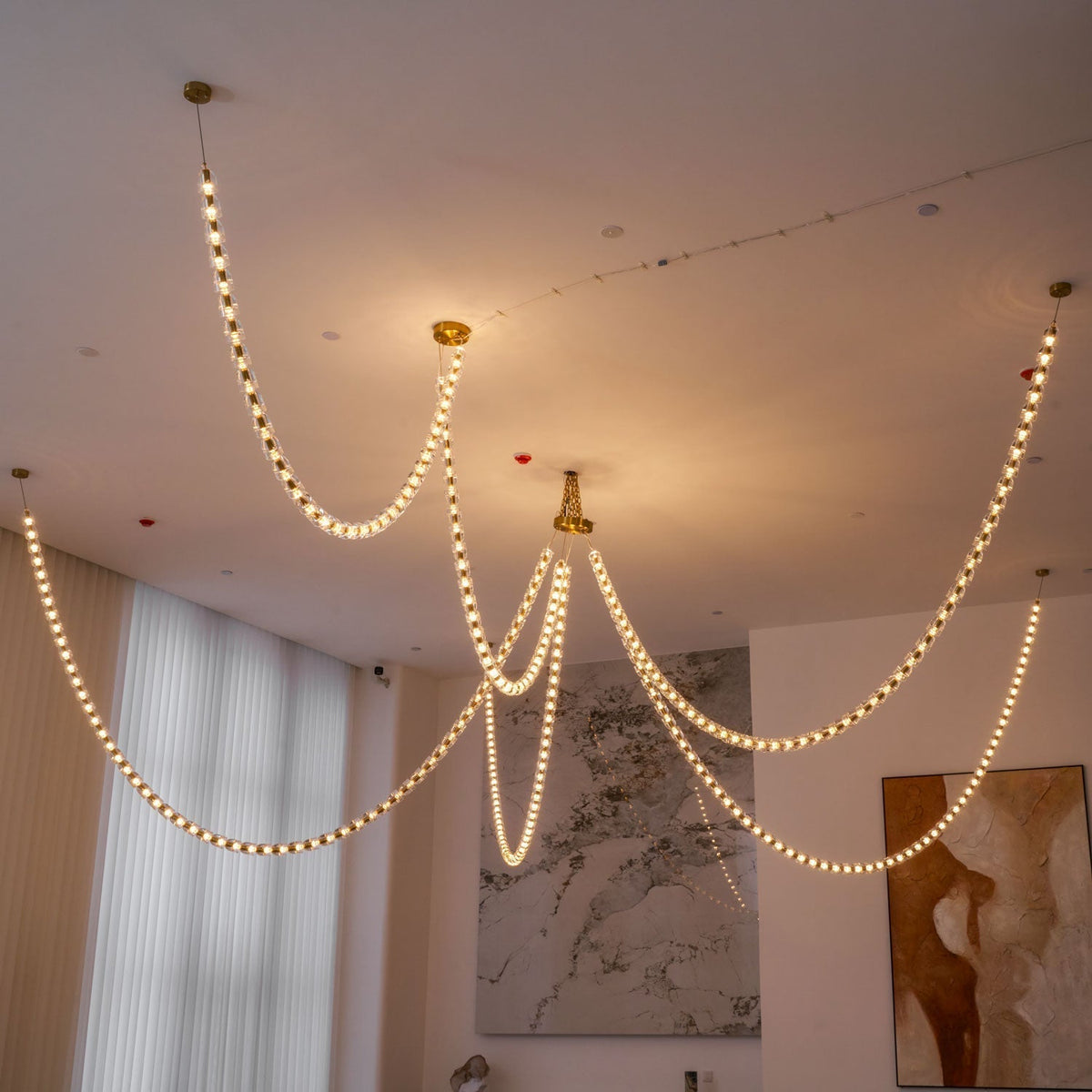 Gabriel Gold Chandelier-Neutral Decor
