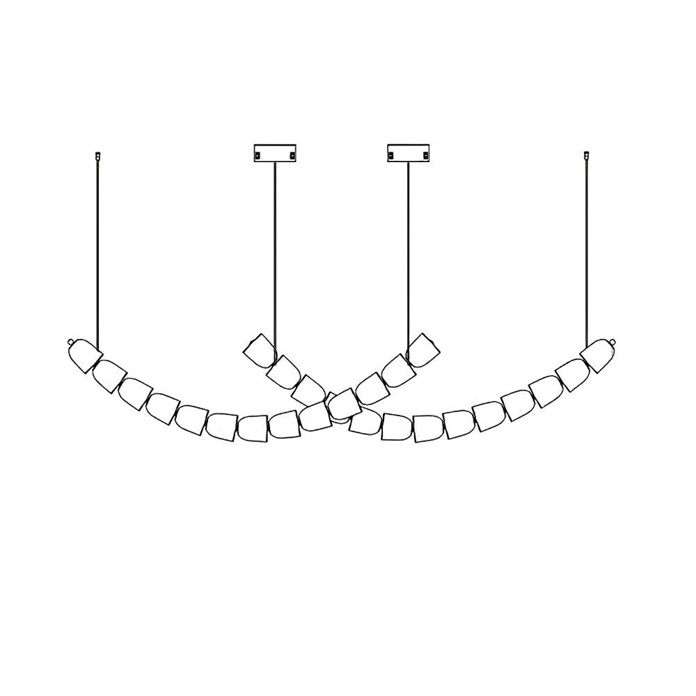Gabriel Gold Chandelier-Neutral Decor