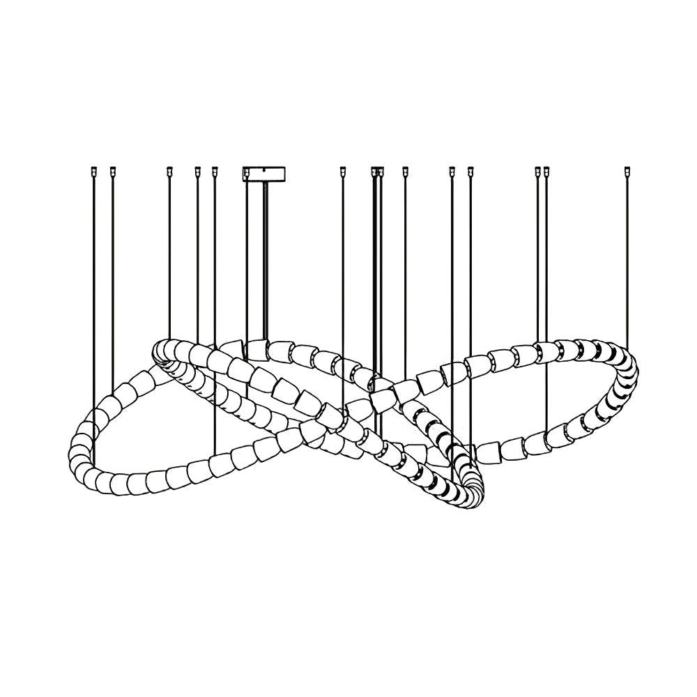 Gabriel Gold Chandelier-Neutral Decor