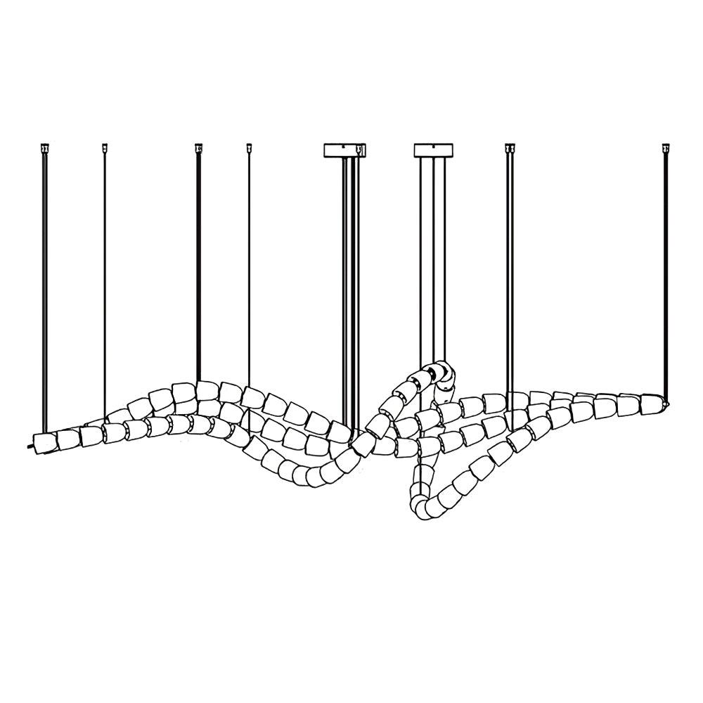 Gabriel Gold Chandelier-Neutral Decor