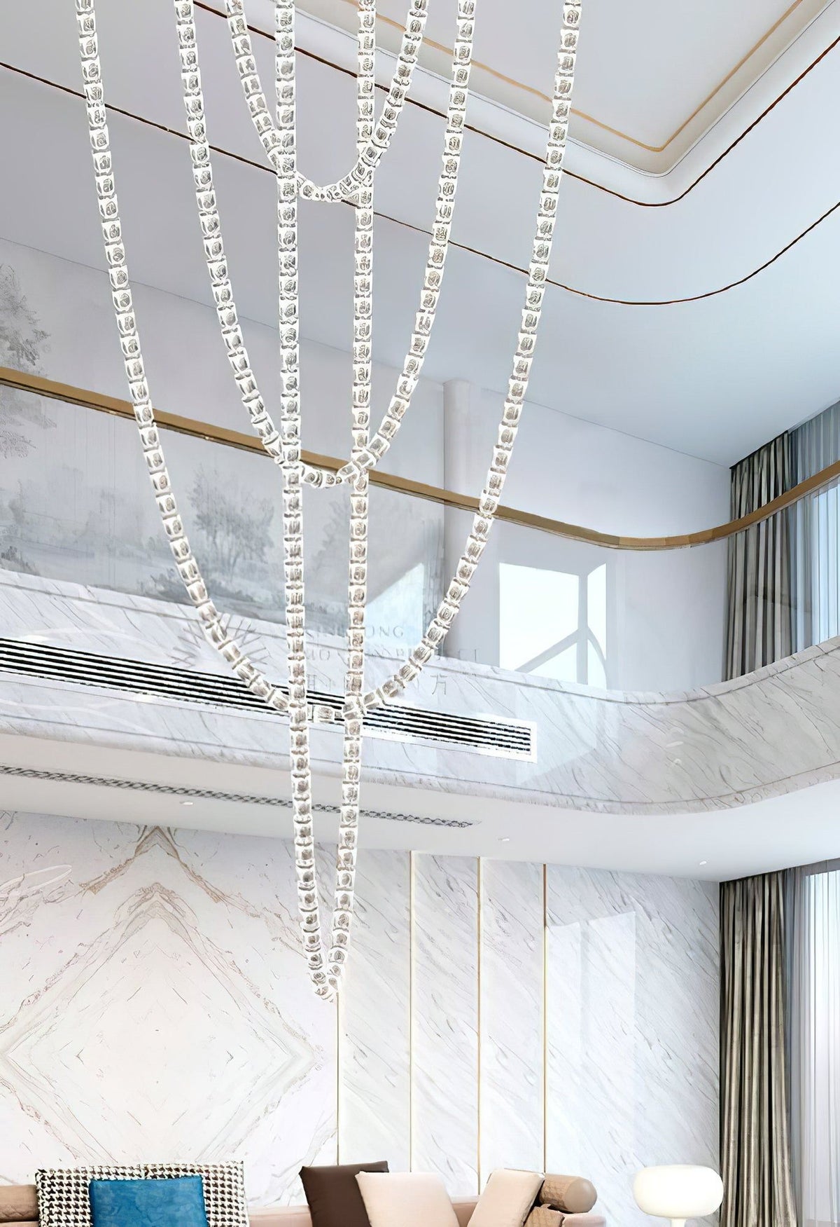 Gabriel Gold Chandelier-Neutral Decor