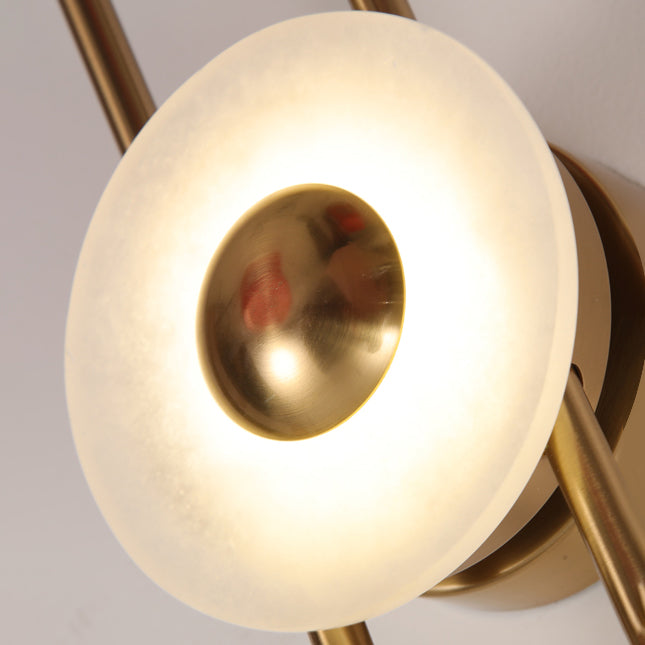 Gaia Wall Lamp Sculptural Geometry Alabaster-Neutral Decor