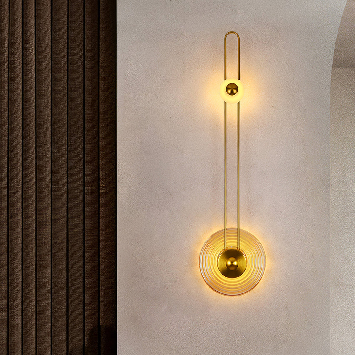 Gaia Wall Lamp Sculptural Geometry Alabaster-Neutral Decor