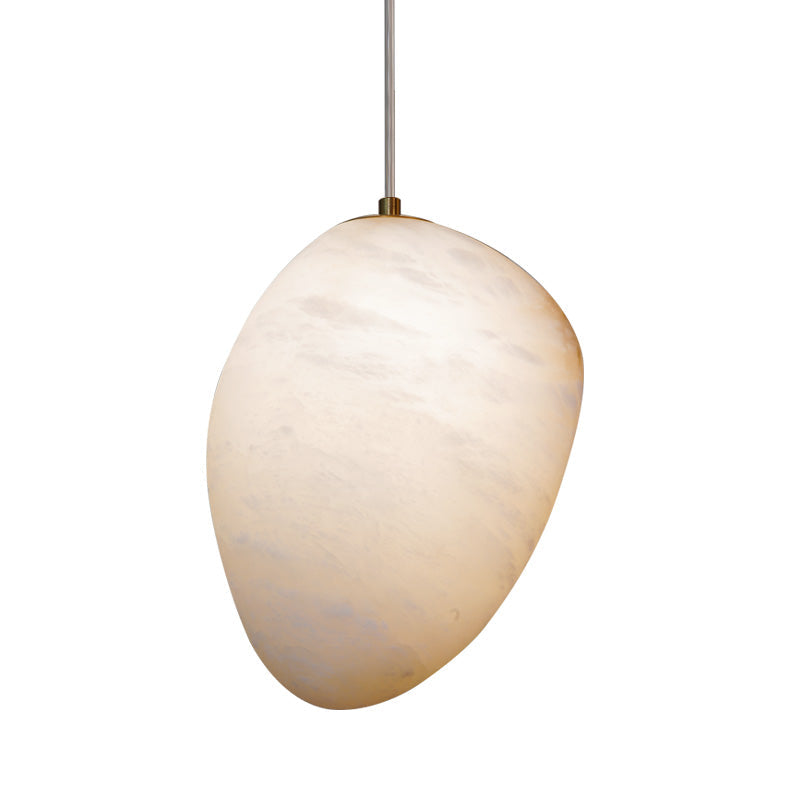 Ralen Pendant Lamp Alabaster Brass Sophistication-Neutral Decor