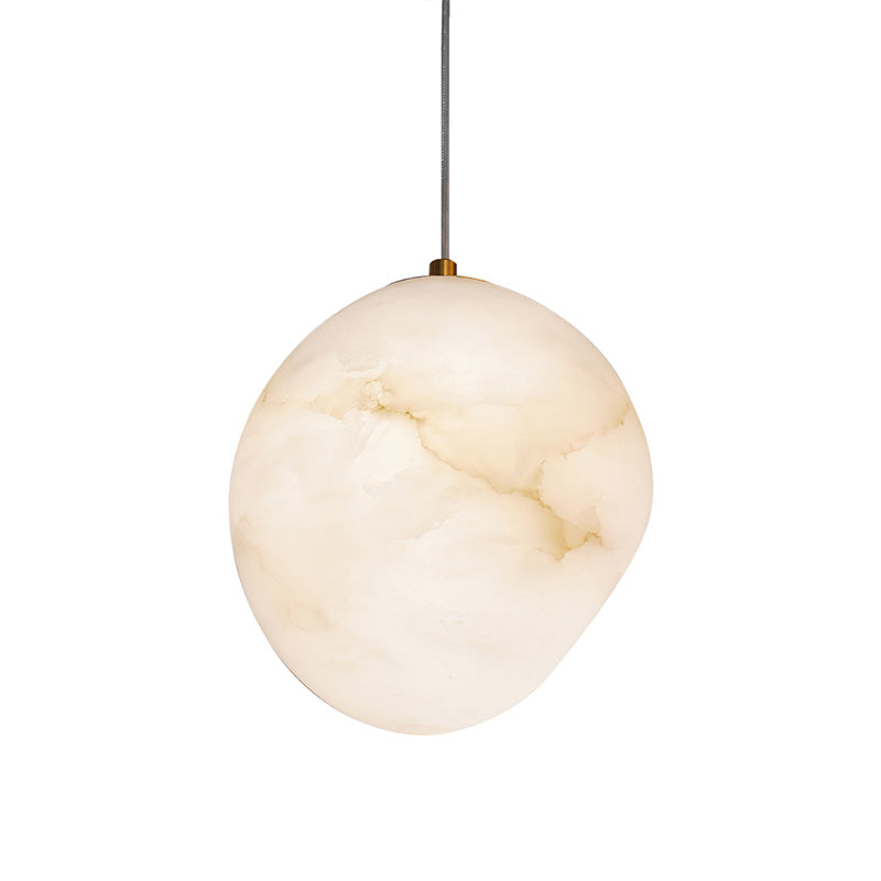 Ralen Pendant Lamp Alabaster Brass Sophistication-Neutral Decor
