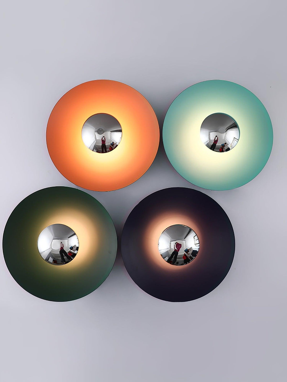 Wall Lamp Eclipse Inspired Halo Glow Modern Minimalist Art Accent-Neutral Decor