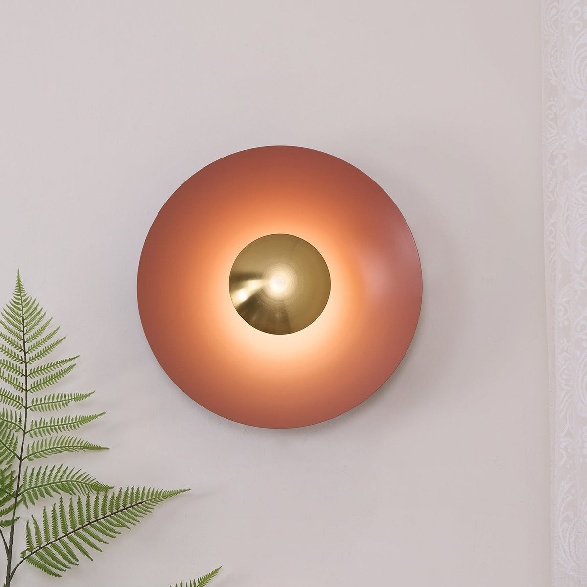 Wall Lamp Eclipse Inspired Halo Glow Modern Minimalist Art Accent-Neutral Decor